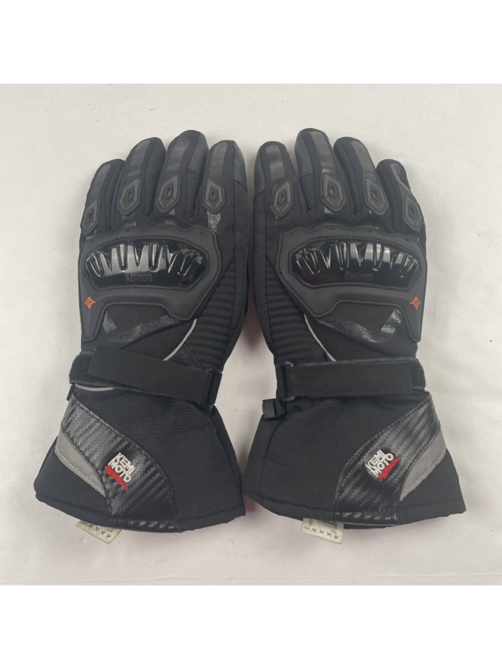 KEMIMOTO Motorcycle Gloves Men’s L Touchscreen Knuckle Protection Nylon Blend